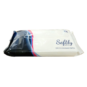 CareCo Softly Gentle Dry Cleansing Wipes (pk 100 x 20)
