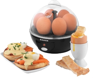 Salter Electric Multi Egg Cooker - 6 Egg Capacity