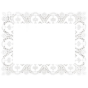 Olympia Rectangular Paper Doilies 400mm (pk 250)